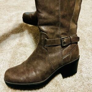 BareTraps Chocolate Heeled Boots